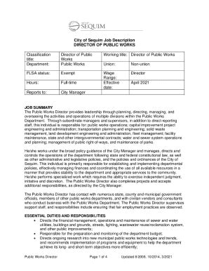 city of sequim public works|Job Bulletin .
